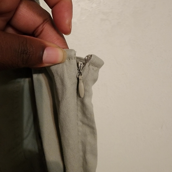 Universal Thread Button Front Jumpsuit Pickled Grey Size 2,  Inseam 24" - Picture 5 of 10